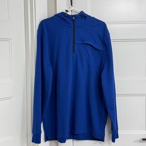 Banana Republic Men's Blue XL  1/4 Zip Pullover Sweater NWT!